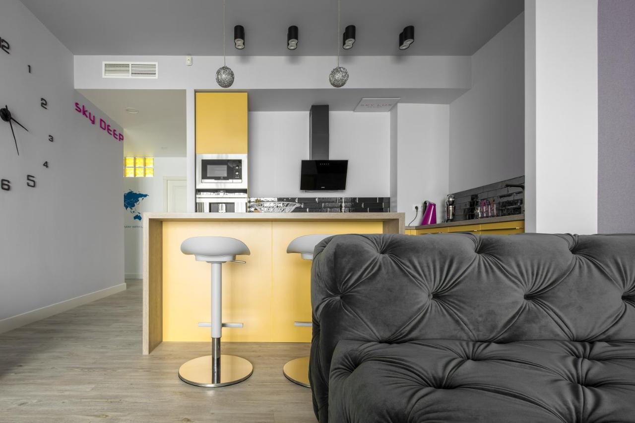 Apartamento Sky Deep Jacuzzi 30 Floor Klaipėda Exterior foto
